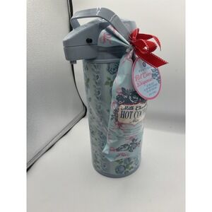 Boutique Blue Floral Hot Chocolate Coffee Dispenser 1.6L NWT Sports Games